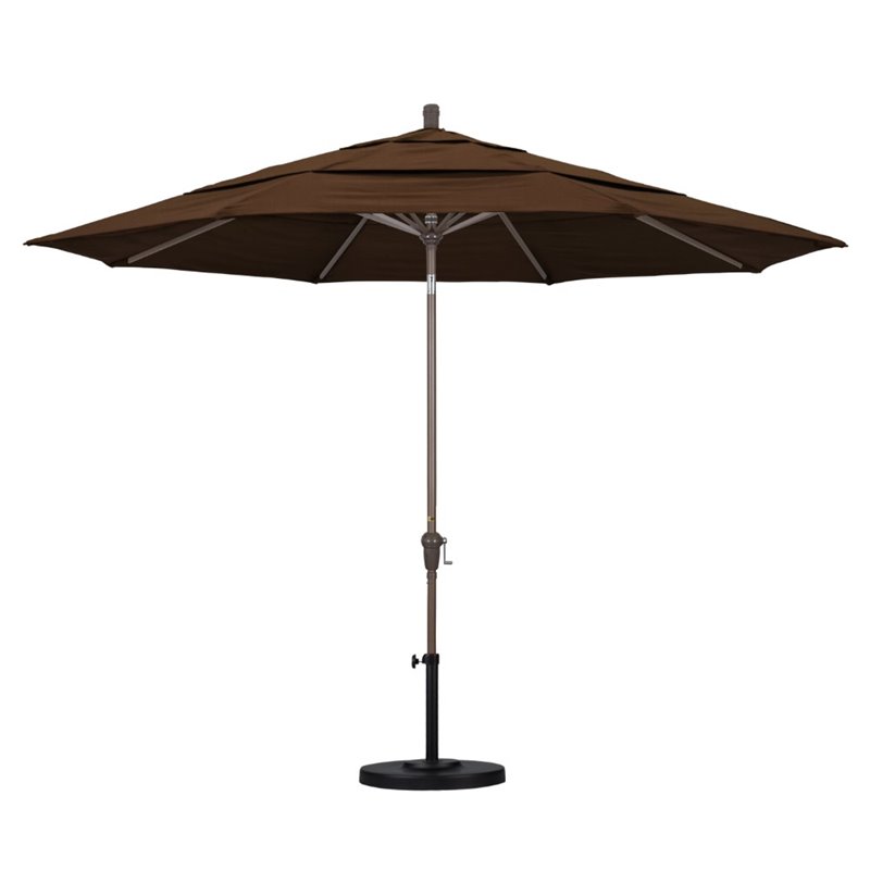 California Umbrella 11' Patio Umbrella in Cocoa