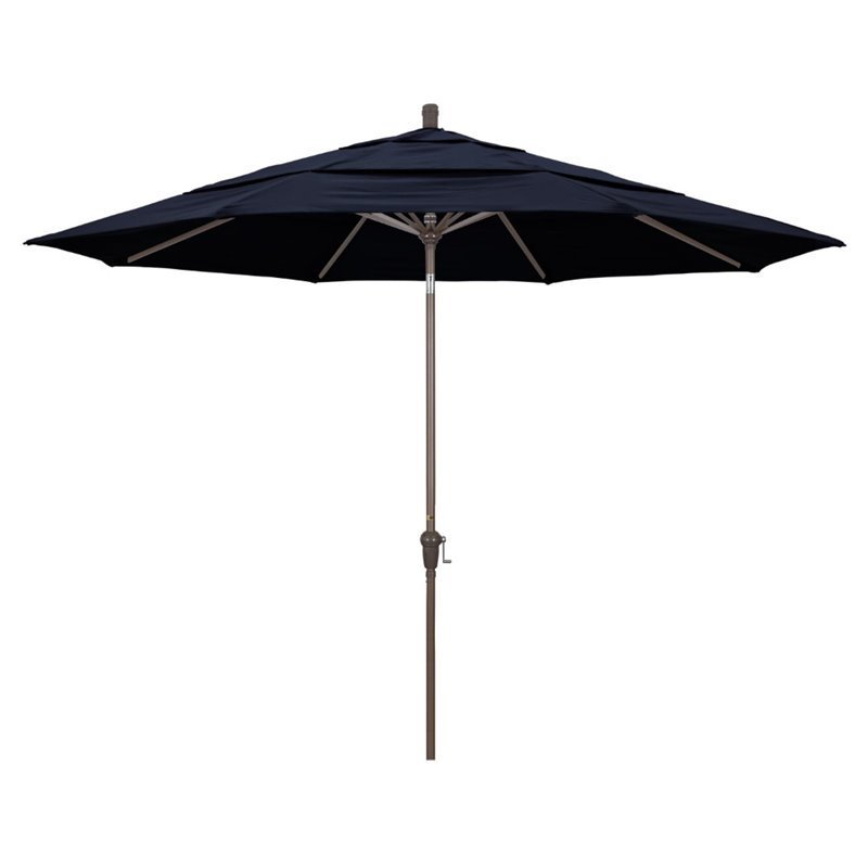 California Umbrella 11' Patio Umbrella in Navy