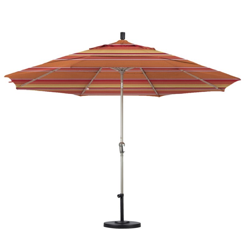 California Umbrella 11' Patio Umbrella in Dolce Mango