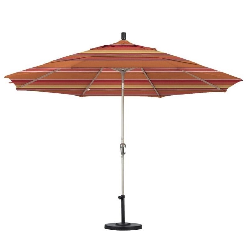 California Umbrella 11' Patio Umbrella in Dolce Mango