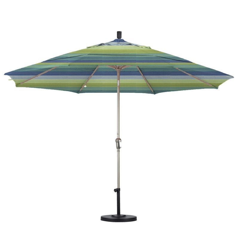 California Umbrella 11' Patio Umbrella in Seville Seaside