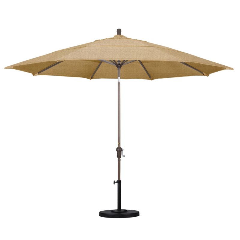 California Umbrella 11' Patio Umbrella in Linen Sesame