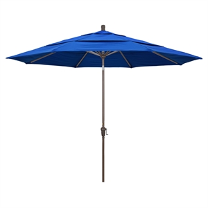 California Umbrella 11' Patio Umbrella in Royal Blue
