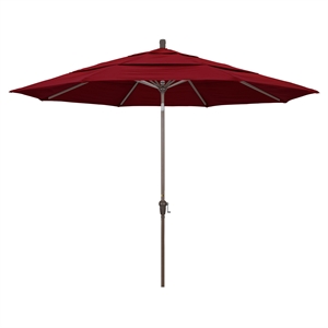 California Umbrella 11' Patio Umbrella in Red