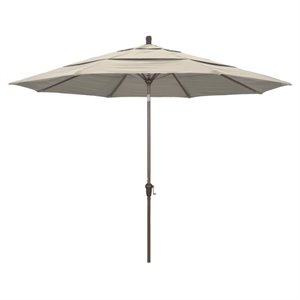 California Umbrella 11' Patio Umbrella in Antique Beige