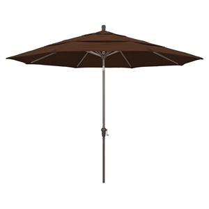 California Umbrella 11' Patio Umbrella in Teak