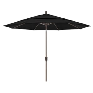 California Umbrella 11' Patio Umbrella in Black