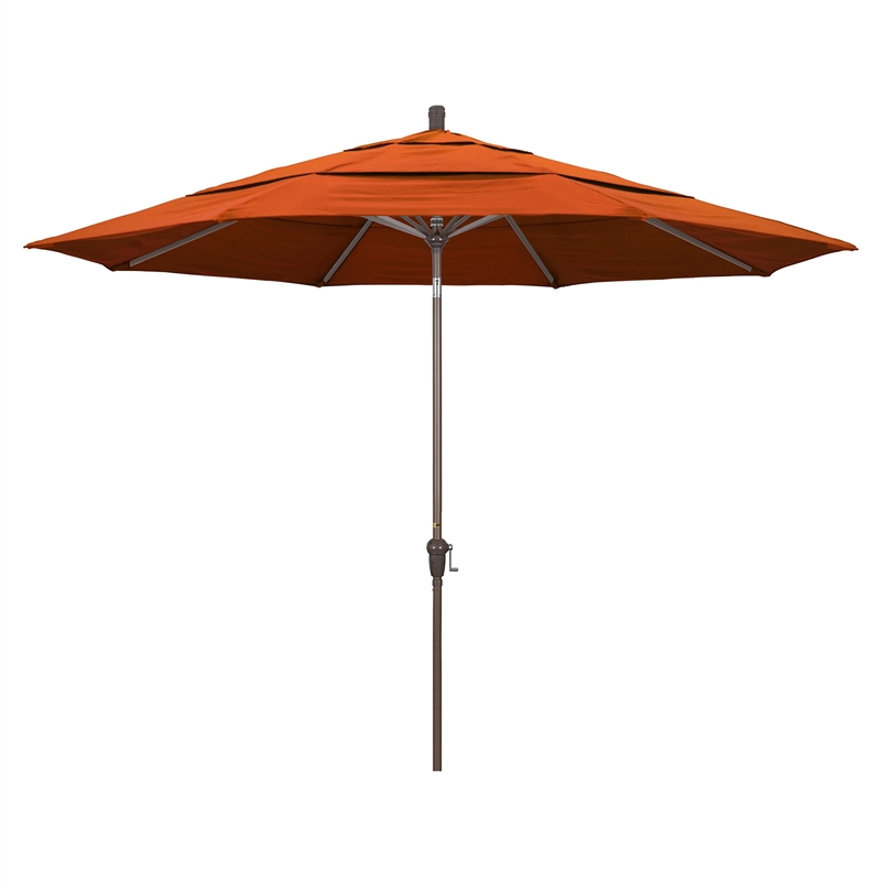 California Umbrella 11' Patio Umbrella in Tuscan