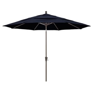 California Umbrella 11' Patio Umbrella in Navy Blue