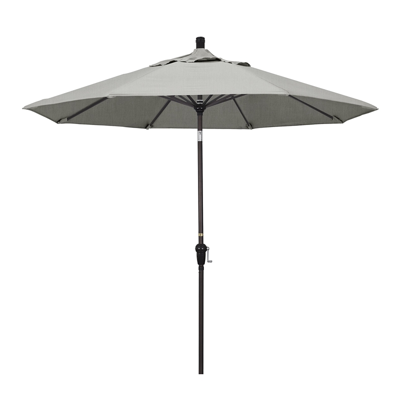 California Umbrella 9' Patio Umbrella in Granite