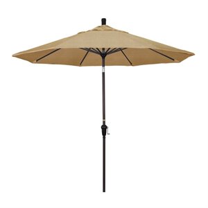 California Umbrella 9' Patio Umbrella in Linen Sesame