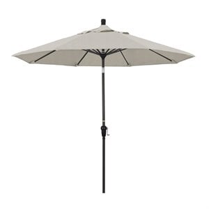 California Umbrella 9' Patio Umbrella in Woven Granite
