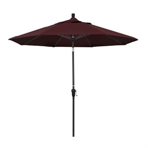 California Umbrella 9' Patio Umbrella in Burgundy