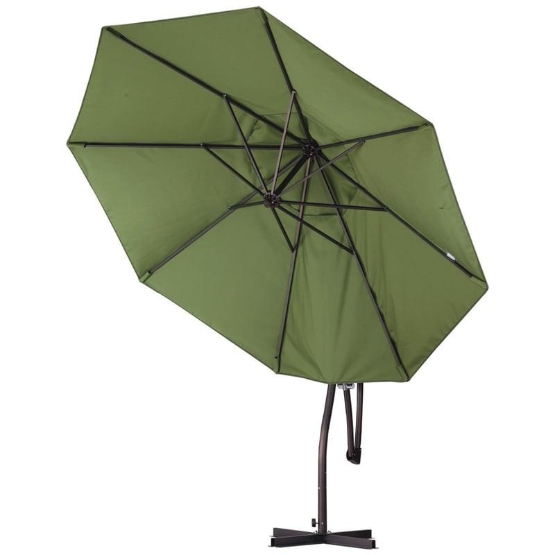 California Umbrella 9' Cantilever Umbrella in Spectrum Dove