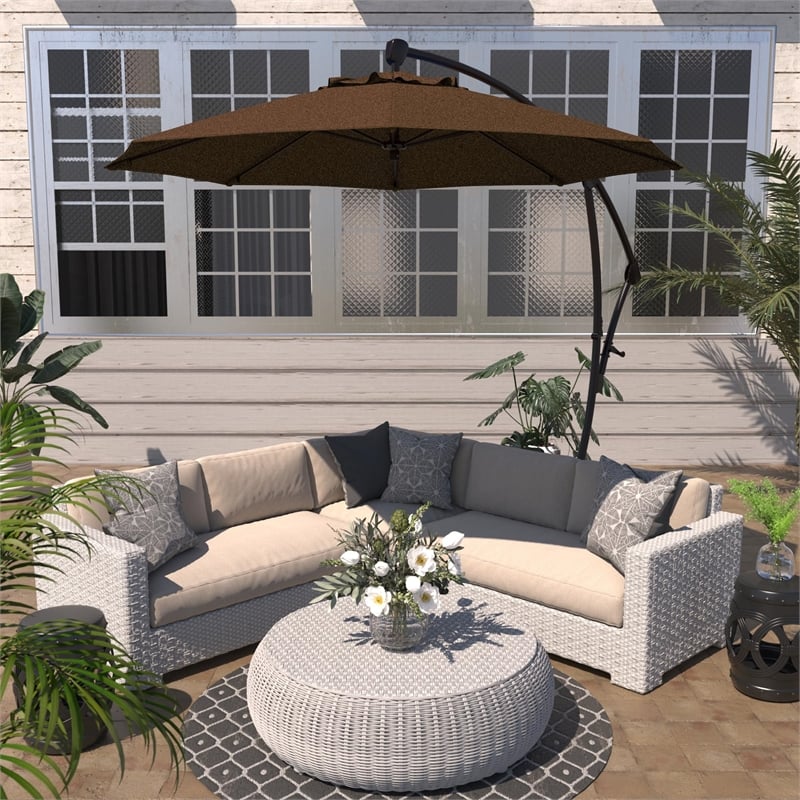 California Umbrella 9' Cantilever Umbrella in Spectrum Indigo