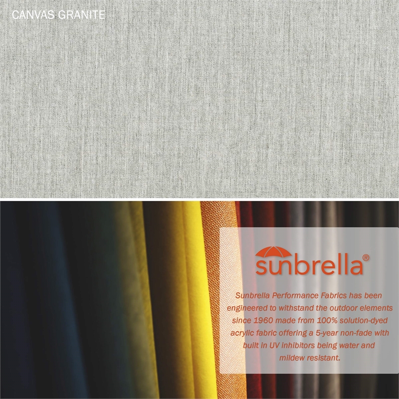 California Umbrella 9' Cantilever Umbrella in Granite