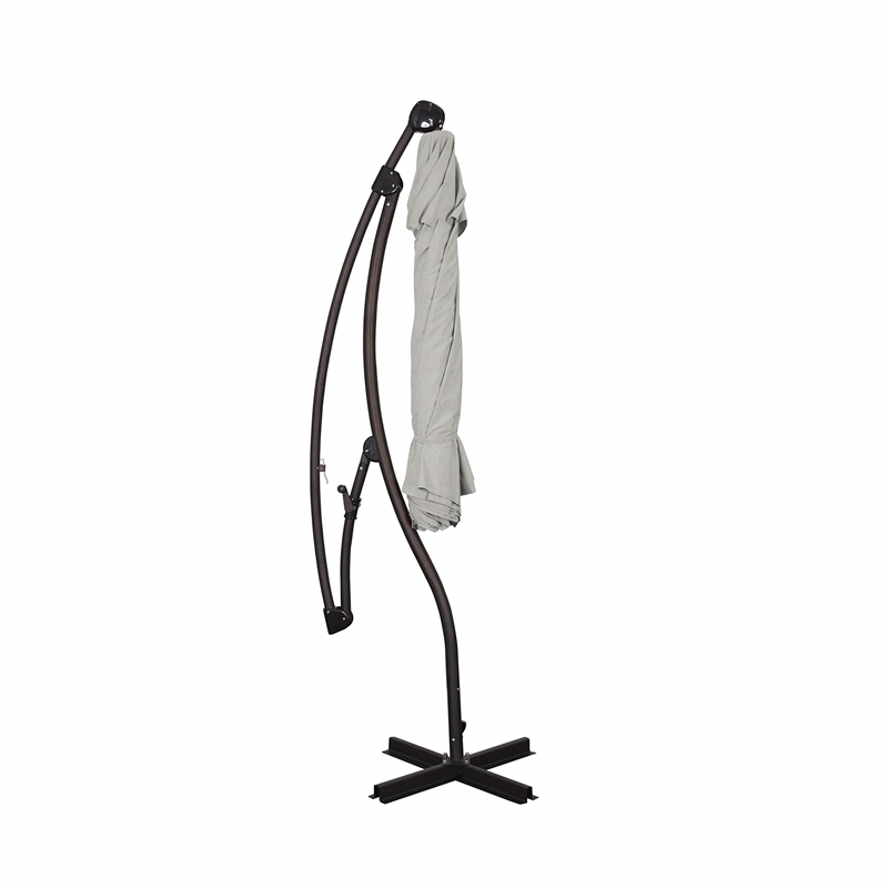 California Umbrella 9' Cantilever Umbrella in Granite