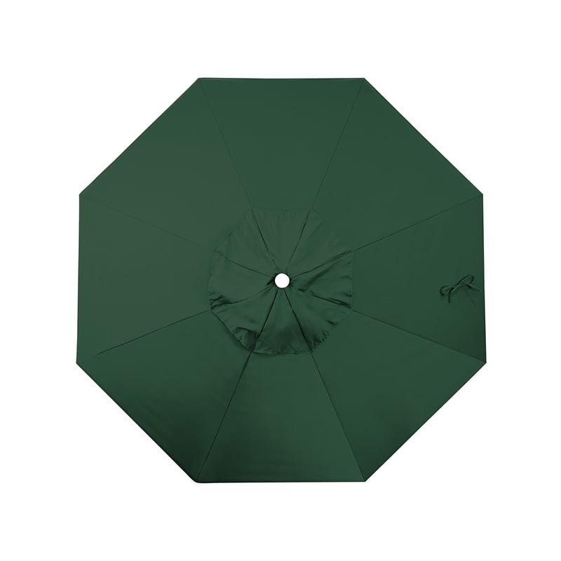 California Umbrella 9' Cantilever Umbrella in Hunter Green