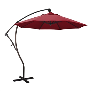 California Umbrella 9' Cantilever Umbrella in Red
