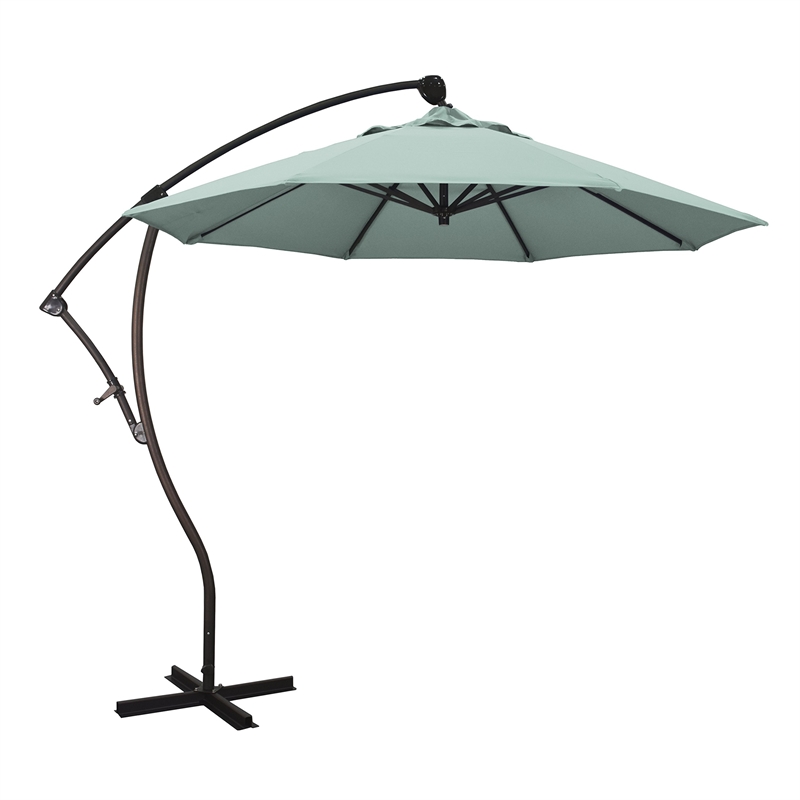California Umbrella 9' Cantilever Umbrella in Spa
