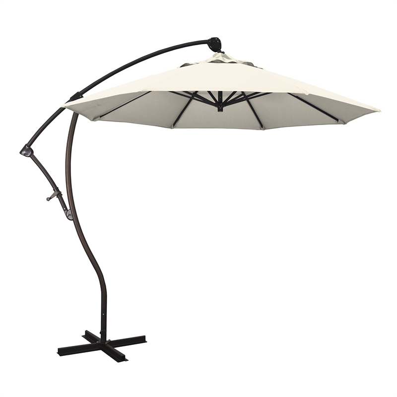 California Umbrella 9' Cantilever Umbrella in Canvas