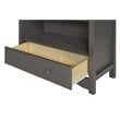 DaVinci Universal 5-Adjustable Pine Wood Shelf Kids Bookcase in Slate