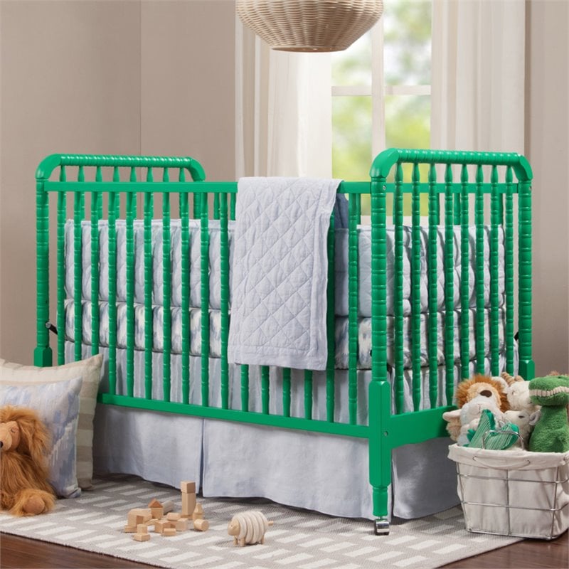 emerald green crib sheet