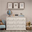 Davinci Signature 6-Drawer Double Dresser in White