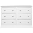 Davinci Signature 6-Drawer Double Dresser in White