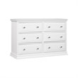 Davinci Signature 6-Drawer Double Dresser in White