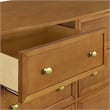 DaVinci Kalani 6 Drawer Double Wide Dresser in Chestnut