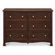 DaVinci Kalani 6 Drawer Double Wide Dresser in Espresso
