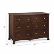 DaVinci Kalani 6 Drawer Double Wide Dresser in Espresso