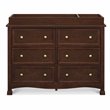DaVinci Kalani 6 Drawer Double Wide Dresser in Espresso