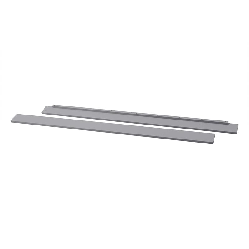 DaVinci Hidden Hardware Twin-Full Size Bed Conversion Kit in Gray