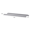 DaVinci Hidden Hardware Twin-Full Size Bed Conversion Kit in Gray