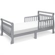DaVinci Sleigh Wooden Toddler Bed in Gray