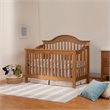 DaVinci Jayden Solid Wood 4-in-1 Convertible Crib in Chestnut