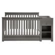 DaVinci Piedmont 4-in-1 Pine Wood Crib and Changer Combo in Slate