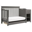 DaVinci Piedmont 4-in-1 Pine Wood Crib and Changer Combo in Slate