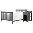 DaVinci Piedmont 4-in-1 Pine Wood Crib and Changer Combo in Slate