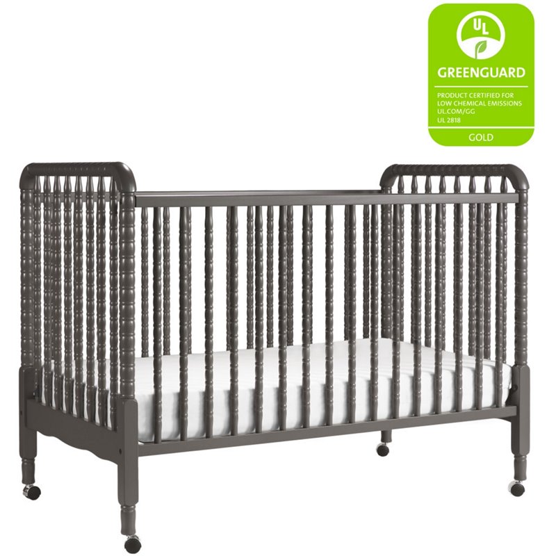 Davinci Jenny Lind 3 In 1 Convertible Crib In Slate M7391sl