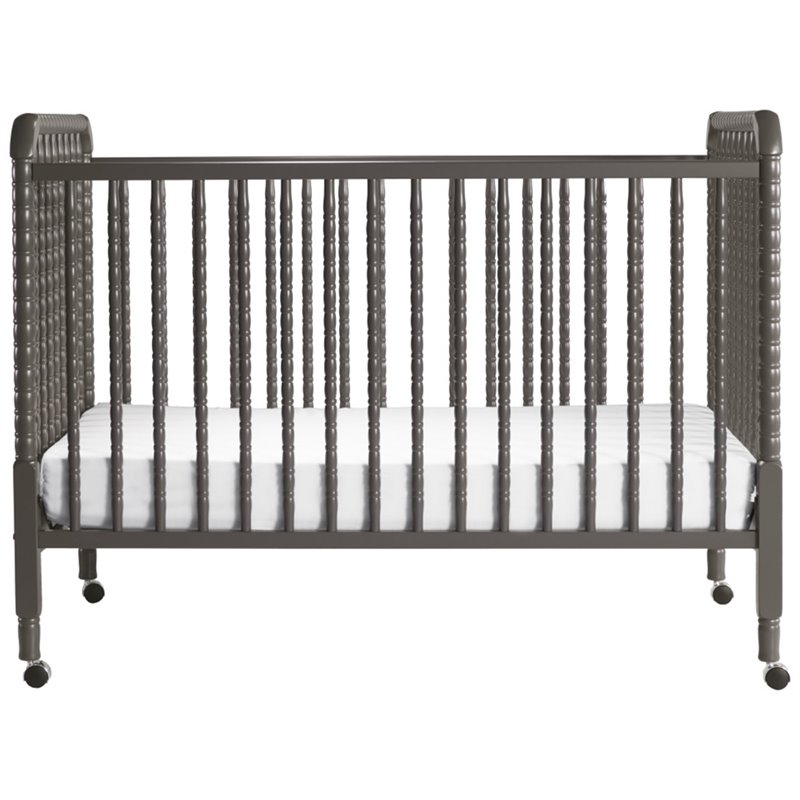 Davinci Jenny Lind 3 In 1 Convertible Crib In Slate M7391sl