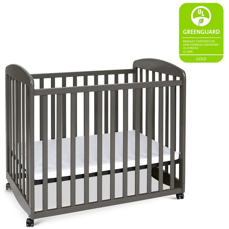 davinci alpha mini rocking crib slate