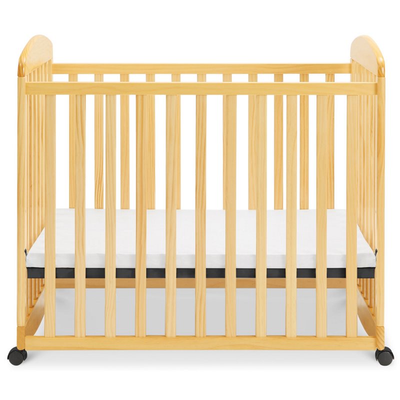 wooden rocking crib