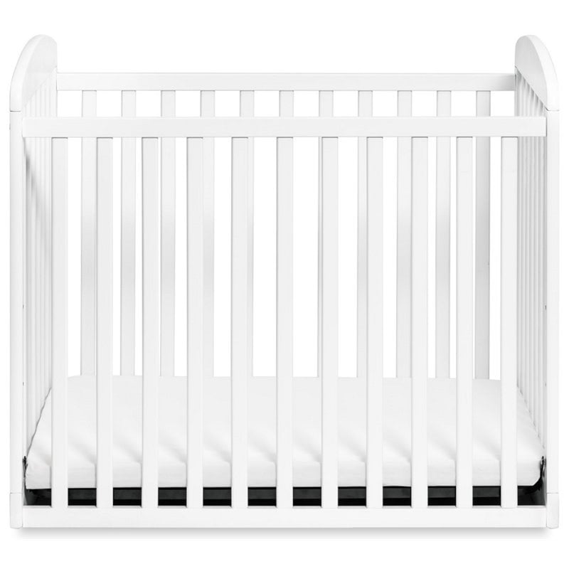 Davinci Alpha Mini Rocking Crib In White M0598w