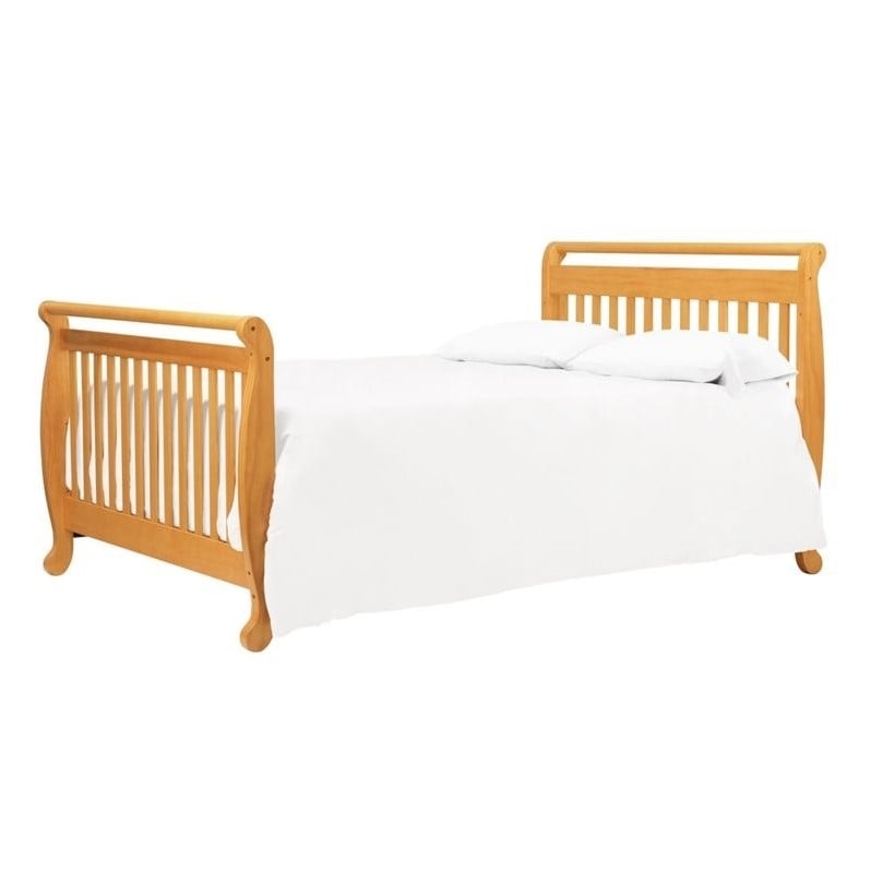 DaVinci Emily 4in1 Convertible Wood Baby Crib in Honey Oak M4791O