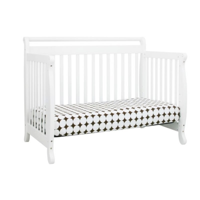DaVinci Emily 4in1 Convertible Wood Baby Crib in White M4791W