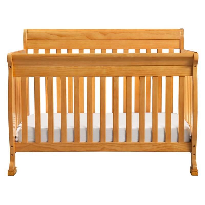 DaVinci Kalani 4-in-1 Convertible Baby Crib in Honey Oak 