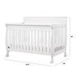 DaVinci Kalani 4-in-1 Convertible Crib in White